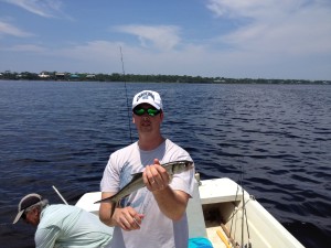 Fishing in St. Joe Bay with Captain Mark.